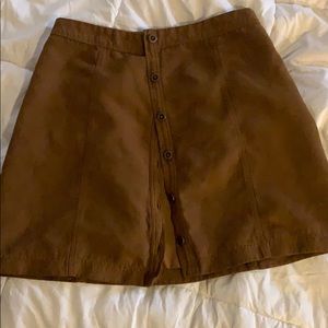 Hollister button up mini skirt